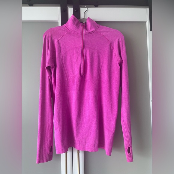 lululemon athletica Vibrant Pink Turtleneck Sweater - Picture 1 of 8
